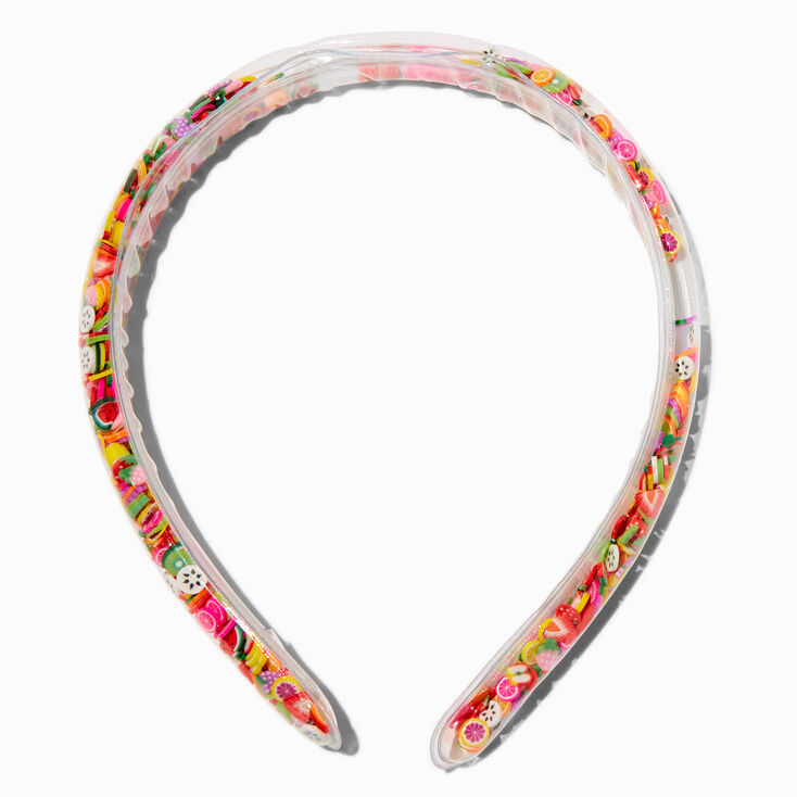 Claire&#39;s Club Shaker Fruit Rainbow Headband,