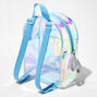 Holographic Initial Mini Backpack - B,