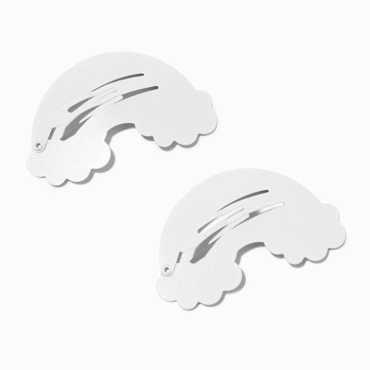 Barrettes clic clac arc-en-ciel Claire&rsquo;s Club - Lot de 2,