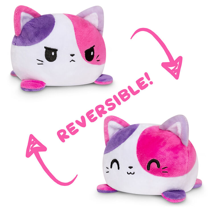TeeTurtle&trade; Claire&#39;s Exclusive Reversible Plushies Calico Cat,
