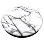 PopSockets Swappable PopGrip - Dove White Marble,