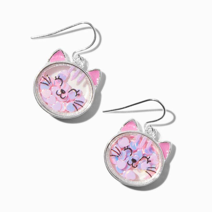 Pendantes shaker chat rose,