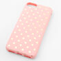 Pink &amp; Gold Polka Dotted Phone Caser - Fits iPhone&reg; 6/7/8/SE,