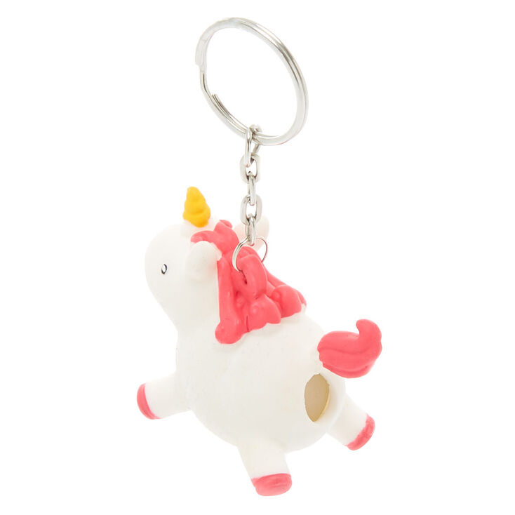 Unicorn Squish Magic Poo Keychain,