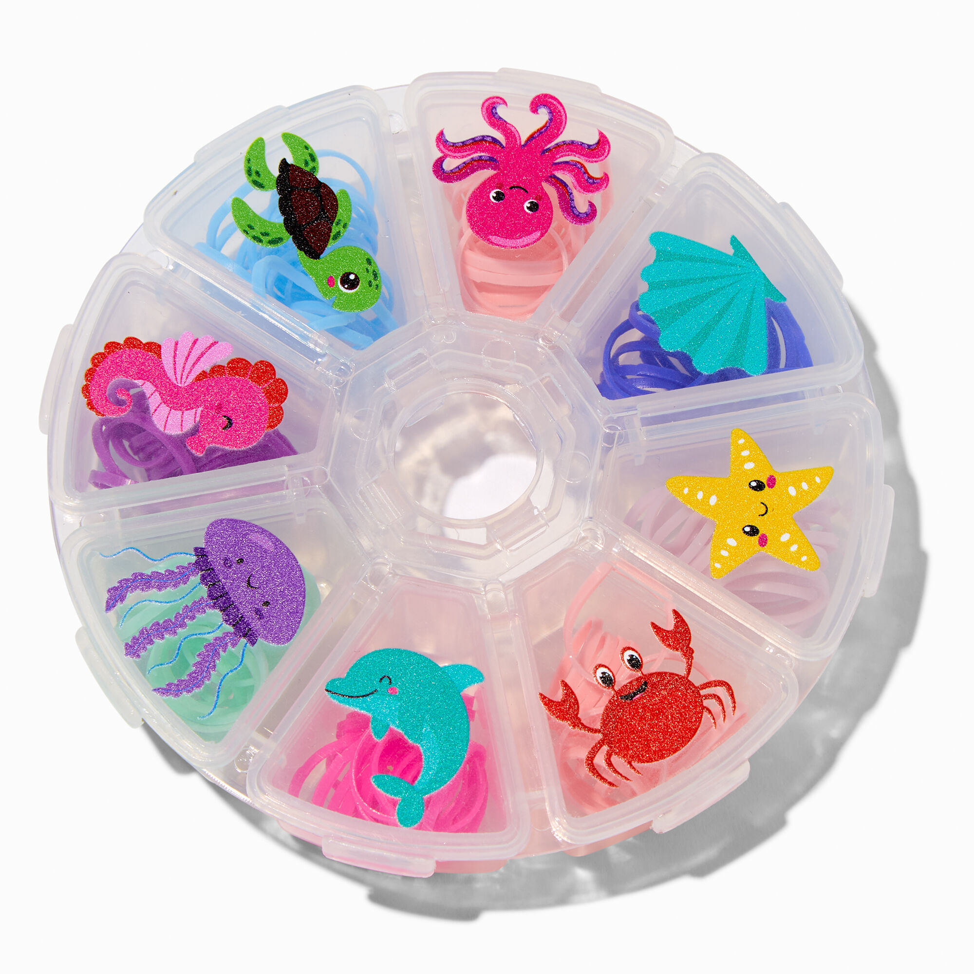 View Claires Club Sea Life Hair Ties Set information
