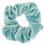 Medium Velvet Hair Scrunchie - Mint,