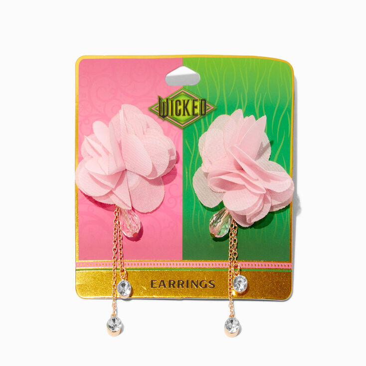 Pendantes 8&nbsp;cm rosette rose en exclusivit&eacute; chez Claire&rsquo;s Wicked&trade;,