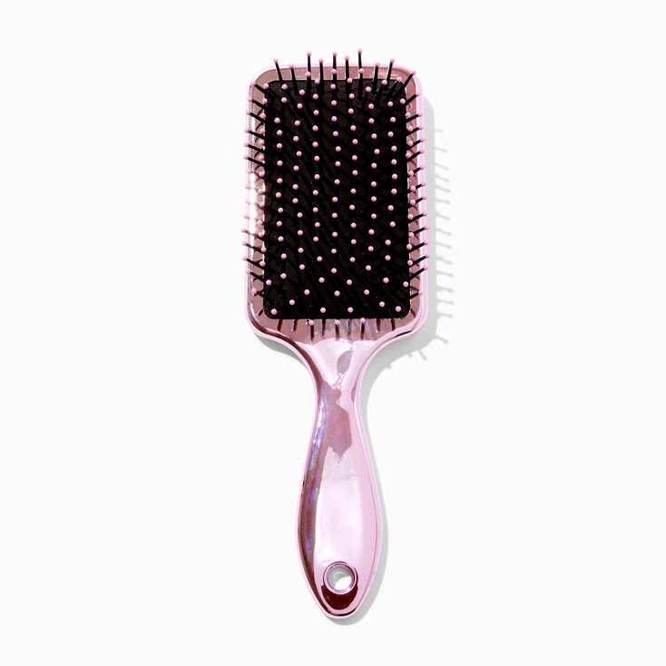 Pink Chrome Shine Hair Brush ,