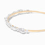 Chunky Pearl Metal Headband,