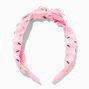 Pink Sprinkle  Knotted Headband,