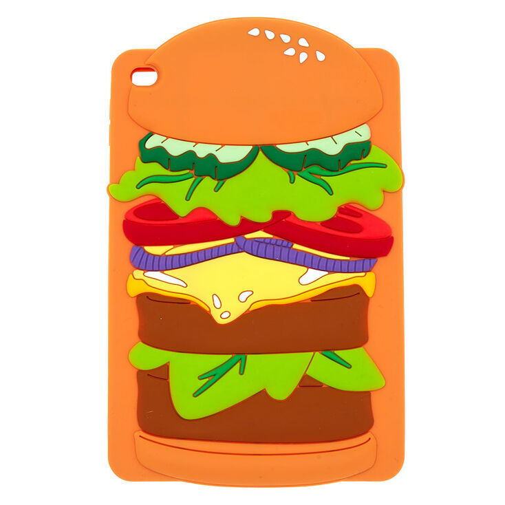 Claire's Coque pour iPad® Mini motif hamburger de couleur marron
