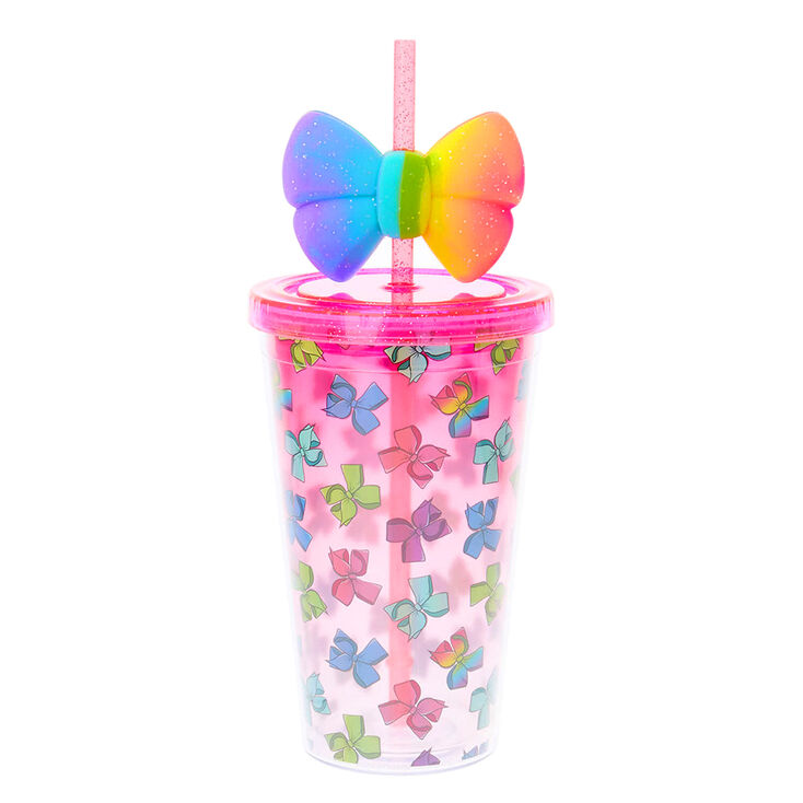 Jojo Siwa Rainbow Bow Tumbler Cup Claire S