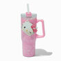 Hello Kitty&reg; Claire&#39;s Exclusive Pink Stainless Steel Handled Tumbler,