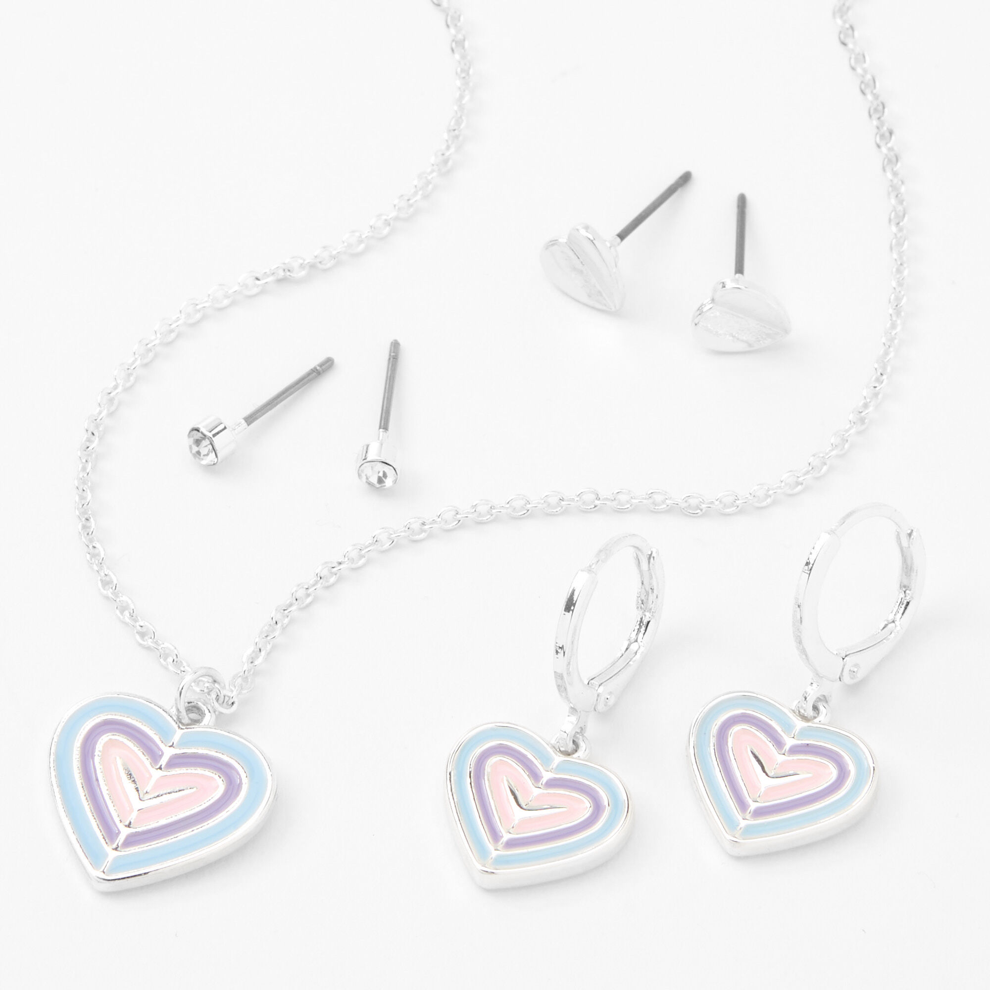 Claire's online heart necklace