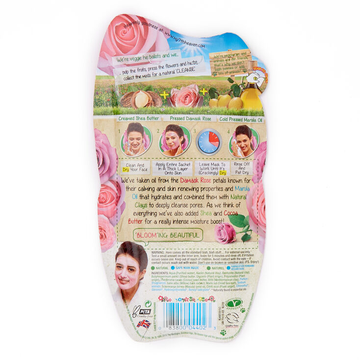 7th Heaven Pink Rose Clay Mud Mask,