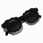 Lunettes de soleil g&eacute;om&eacute;triques noires,
