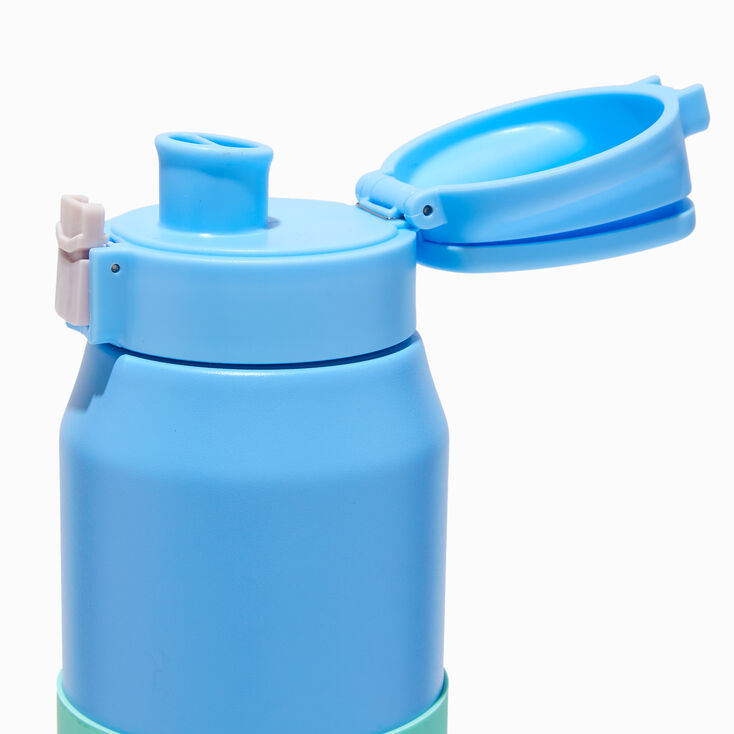 Blue &amp; Green Colourblock Stainless Steel Water Bottle,