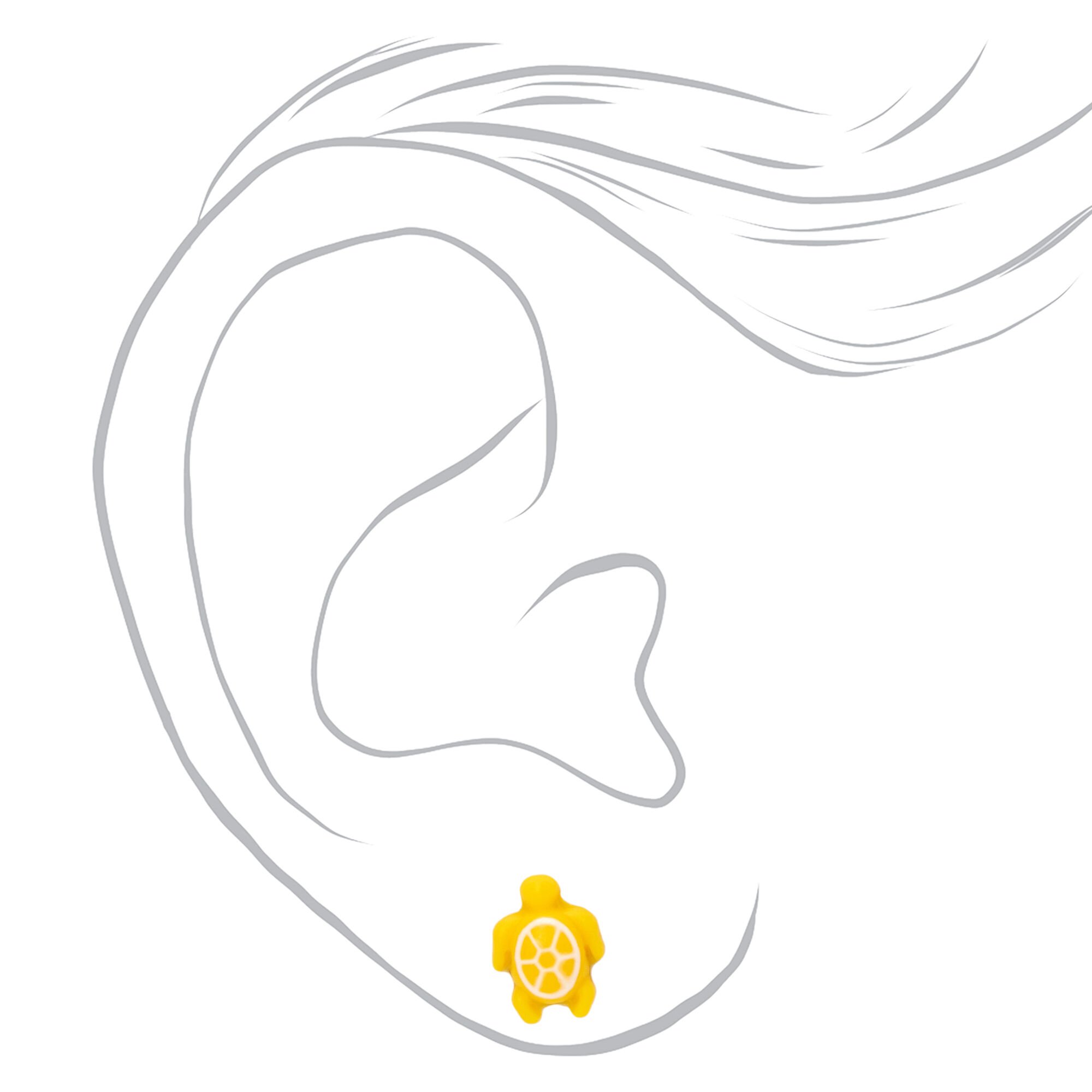 Neon  Glow in the Dark Stud Earrings - 20 Pack,