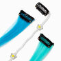 MeganPlays&trade; Claire&#39;s Exclusive Mint &amp; Turquoise Faux Hair Clip In Extensions - 3 Pack,