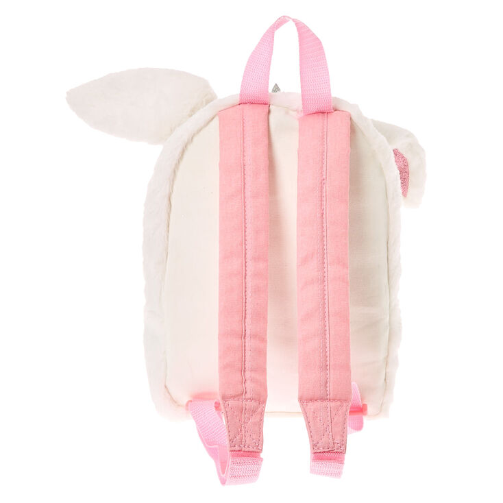 Claire's Club Claire the Bunny Plush Medium Backpack ...
