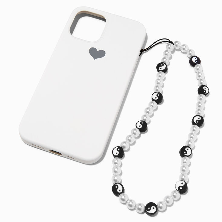 Yin Yang Beaded Phone Wrist Strap,