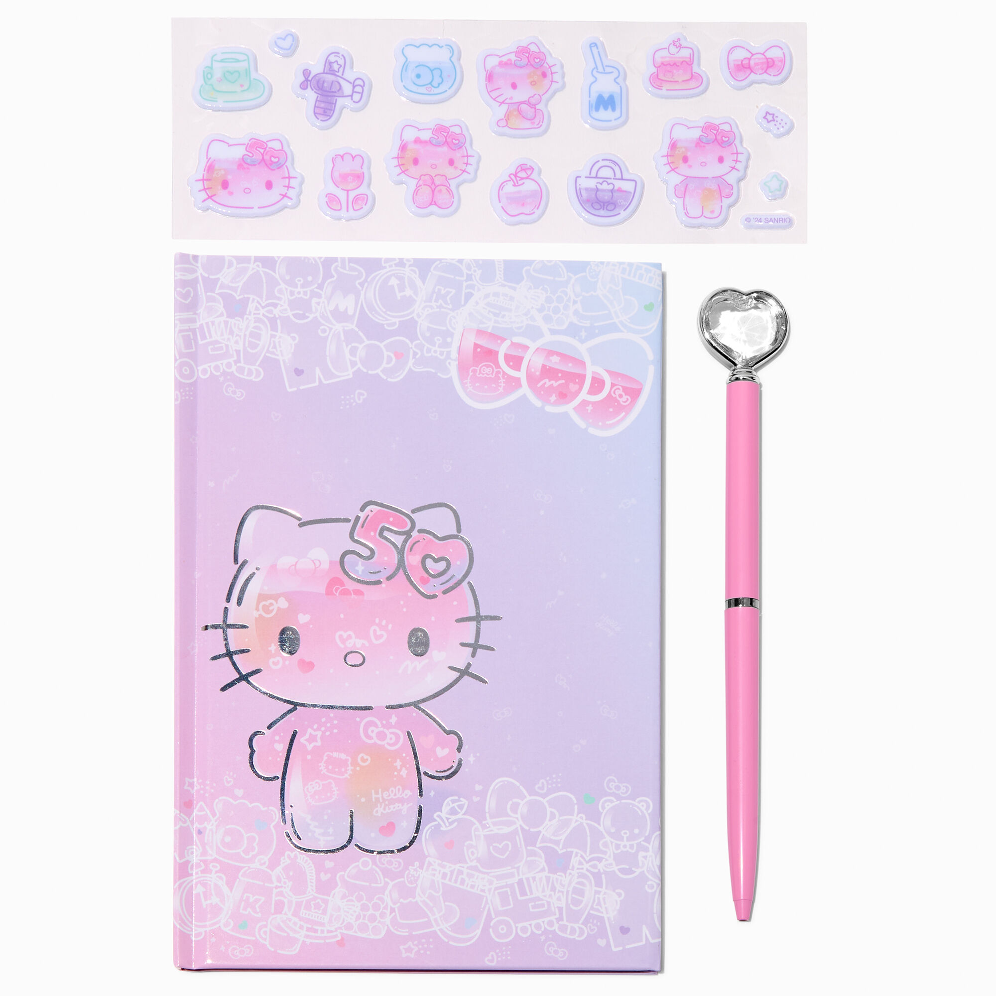 Hello Kitty® 50th Anniversary Claire's Exclusive Journal Set - 3 Pack ,