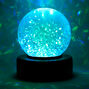 Lumi&egrave;re d&#39;appoint globe &agrave; paillettes aux couleurs changeantes,