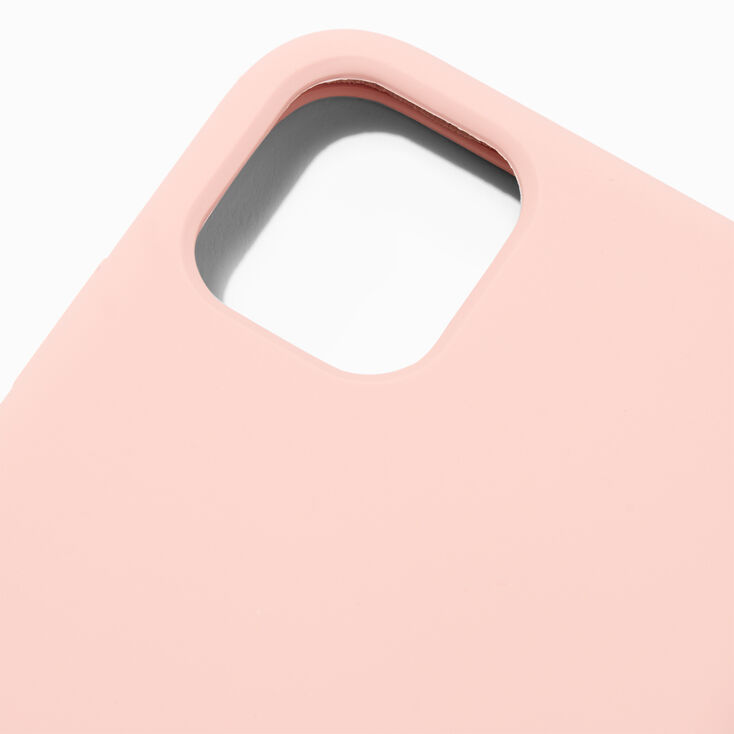 Solid Blush Pink Silicone Phone Case - Fits iPhone® 11