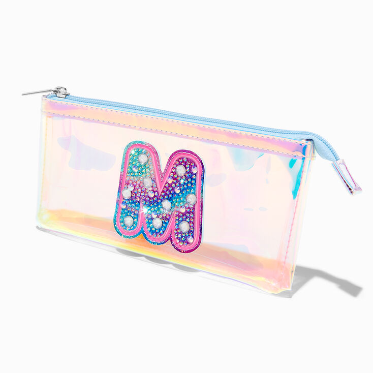 Holographic Initial Pencil Case - M,