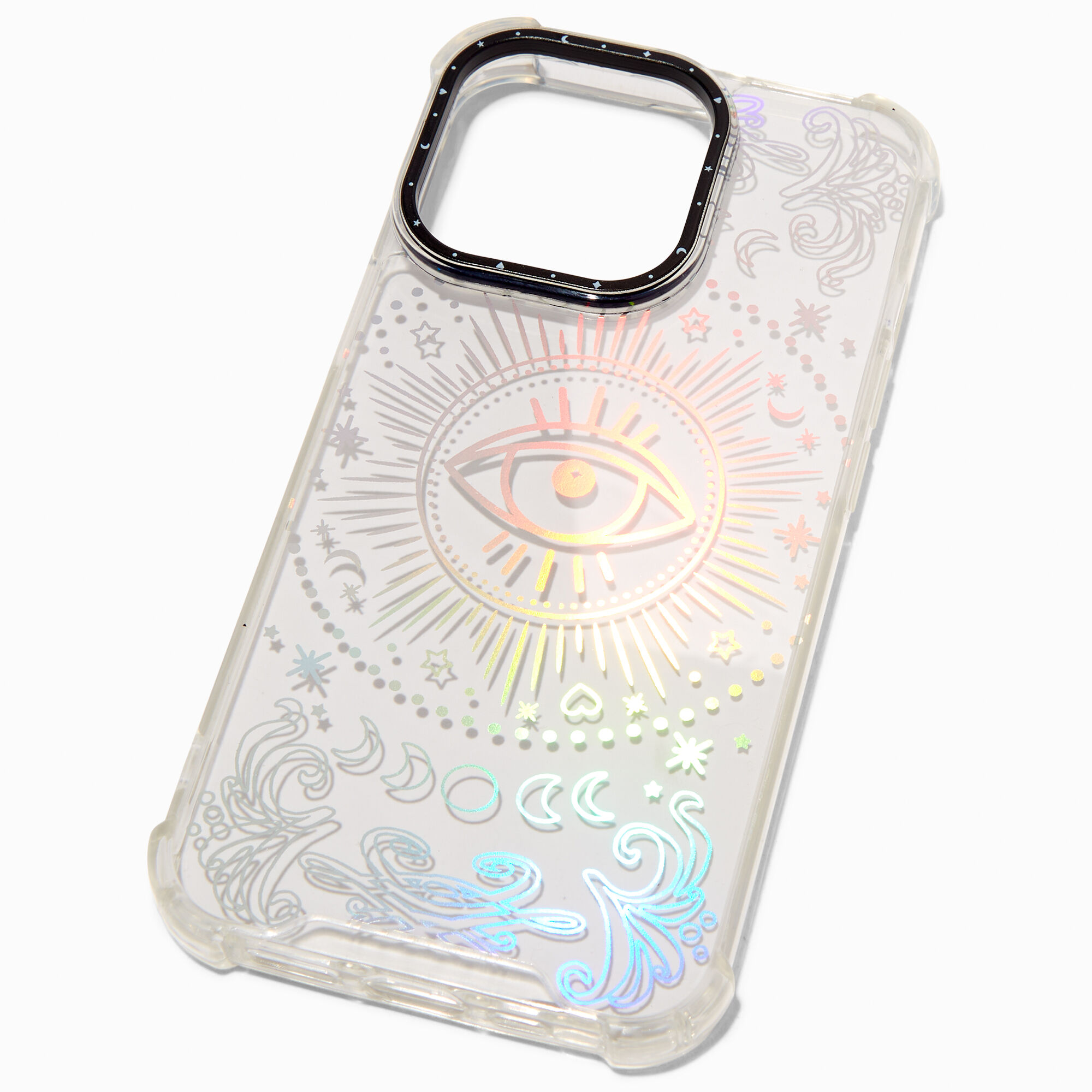 Holographic Evil Eye Clear Phone Case - Fits iPhone® 13 Pro,