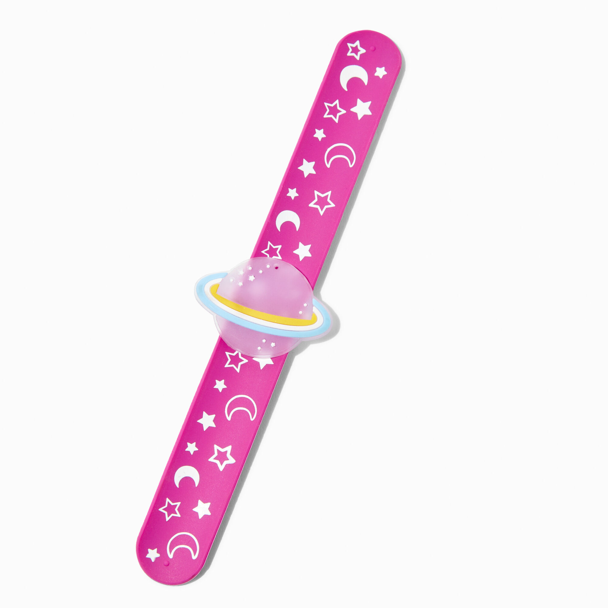 Purple Glow In The Dark Planet Stars Slap Bracelet Claire s US