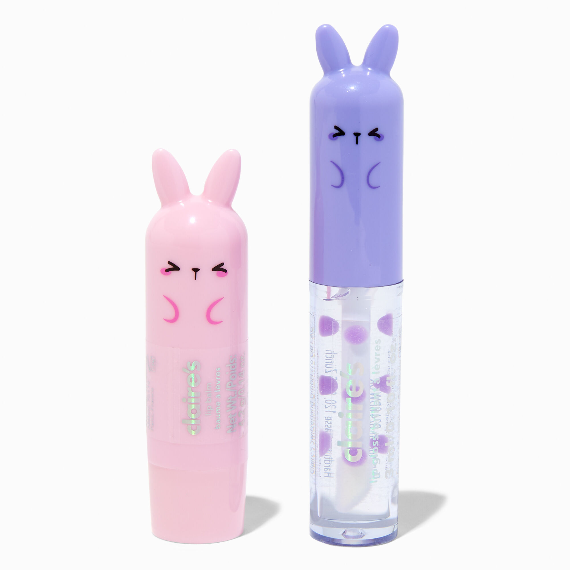 View Claires Chibi Bunny Lip Gloss Set 2 Pack information
