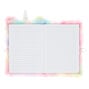 Pastel Rainbow Unicorn Soft Lock Notebook,