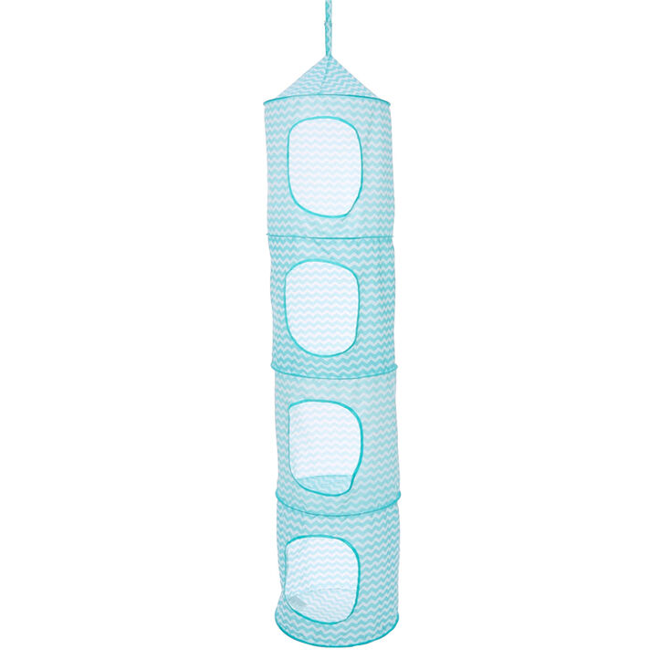 Mint Chevron Hanging Storage