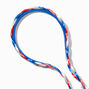 Stars &amp; Stripes Red, White &amp; Blue Braid Faux Hair Headband,