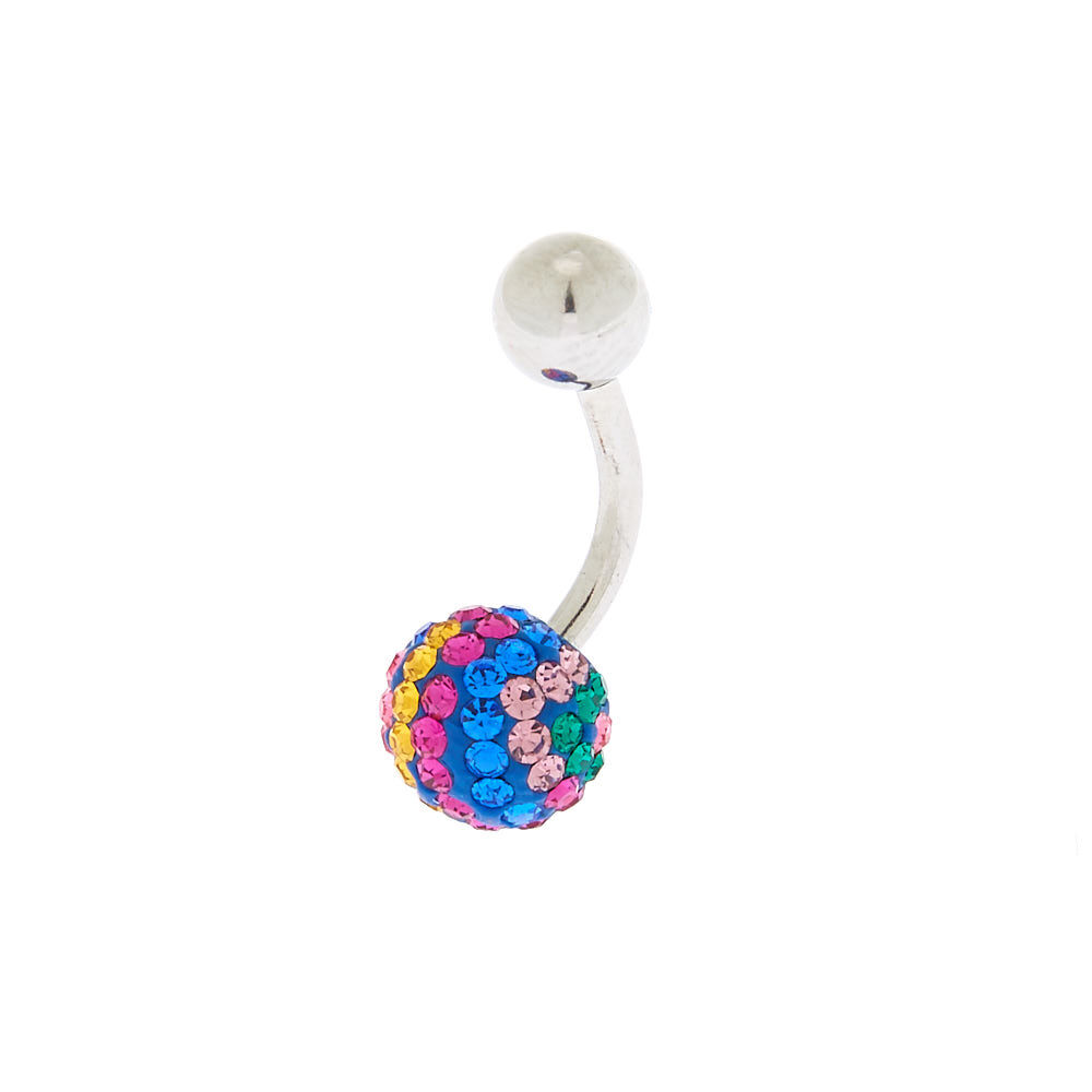 Rainbow belly ring sale
