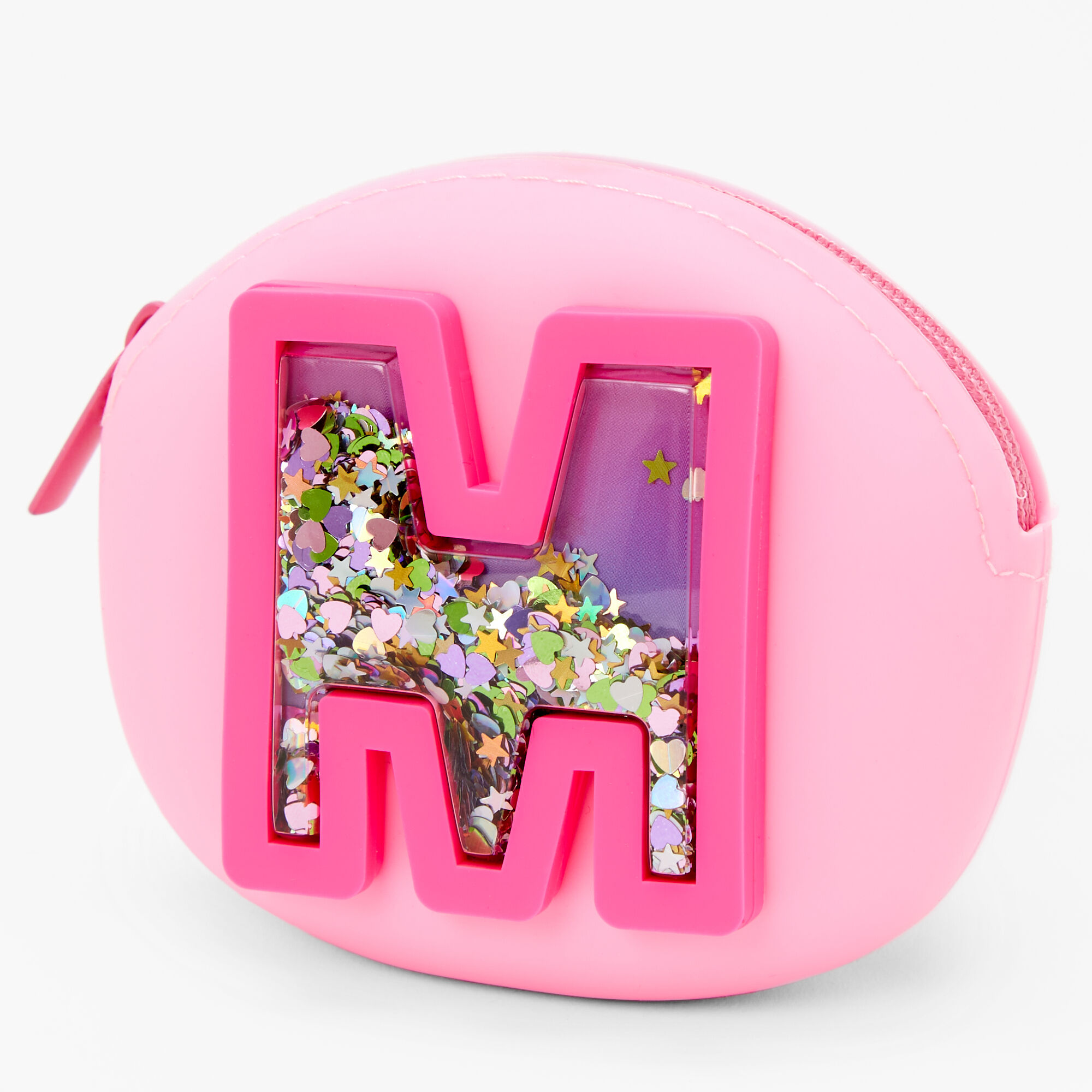 Shaker Initial Jelly Coin Purse Pink M