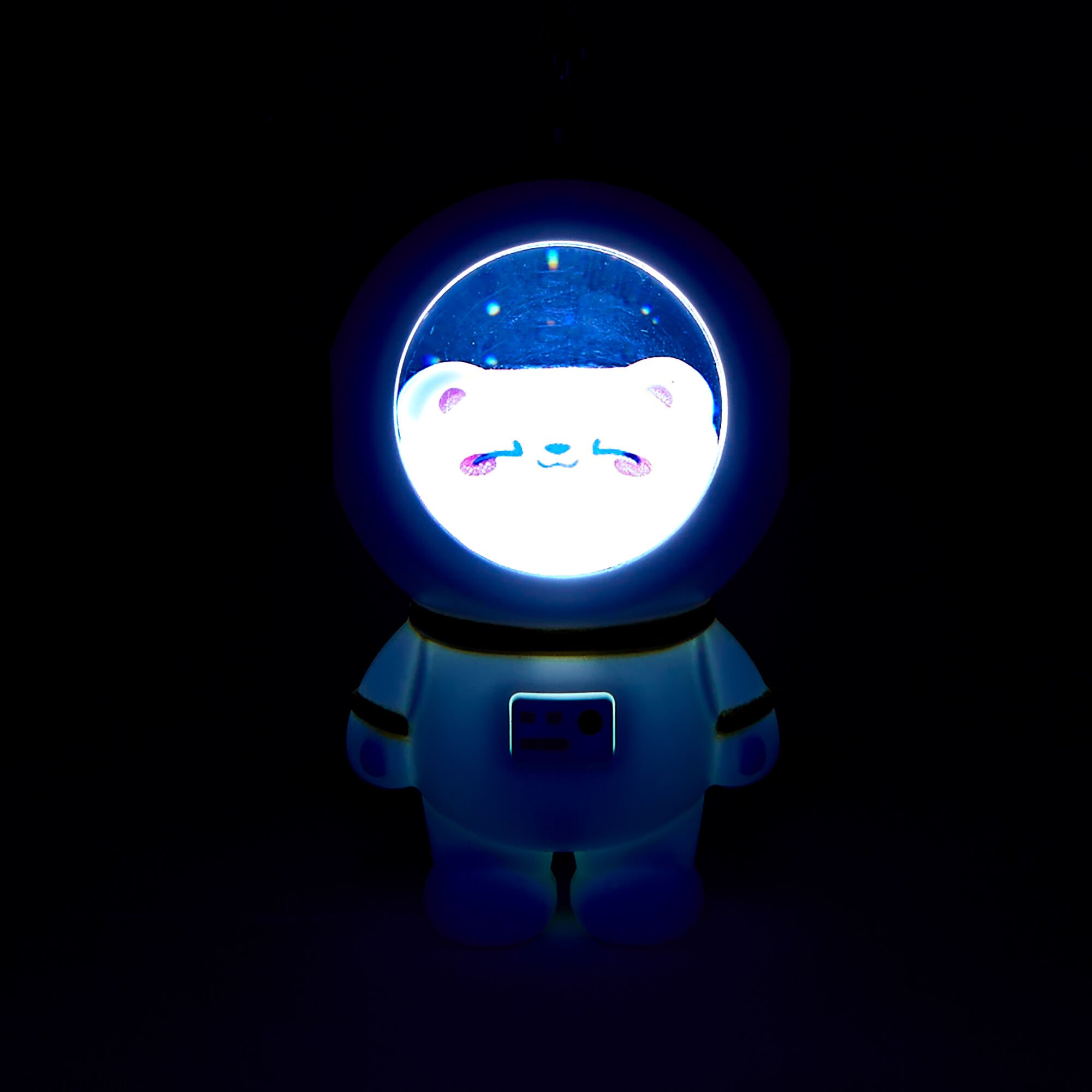 Porte-clés jeu chat astronaute qui s'allume,