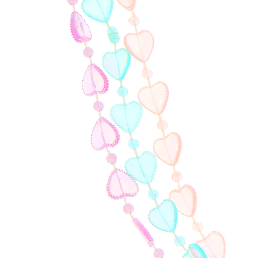 Parure de bijoux avec cœur irisé du Claire's Club, lot de 6 articles,