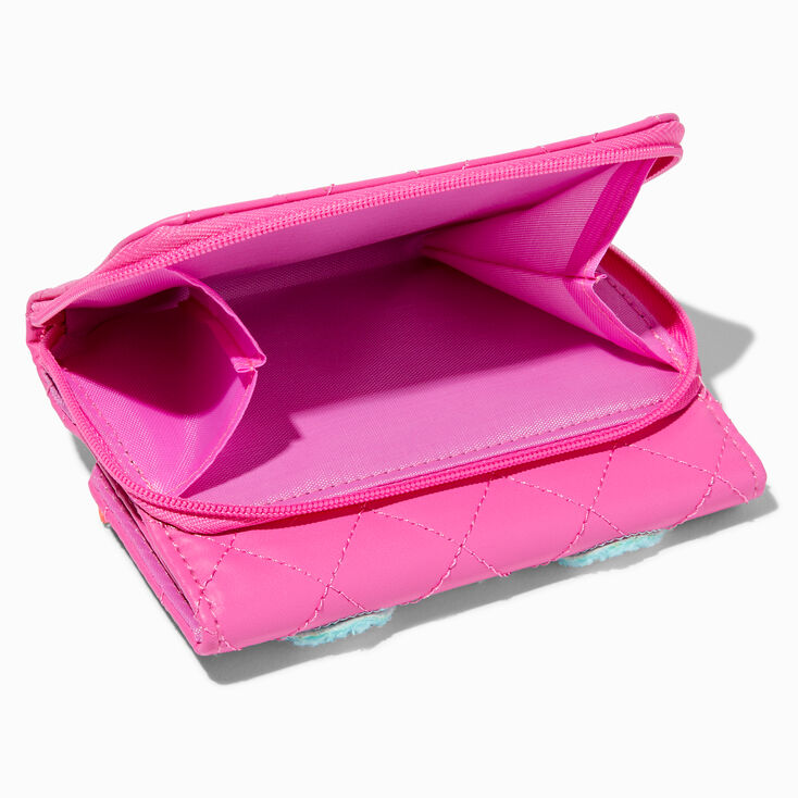 3D Bubblegum Bear Pink Wallet | Claire\'s US