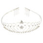 Silver-tone Crystal Daisy Tiara,