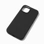 Solid Black Silicone Phone Case - Fits iPhone&reg; 13/14/15,