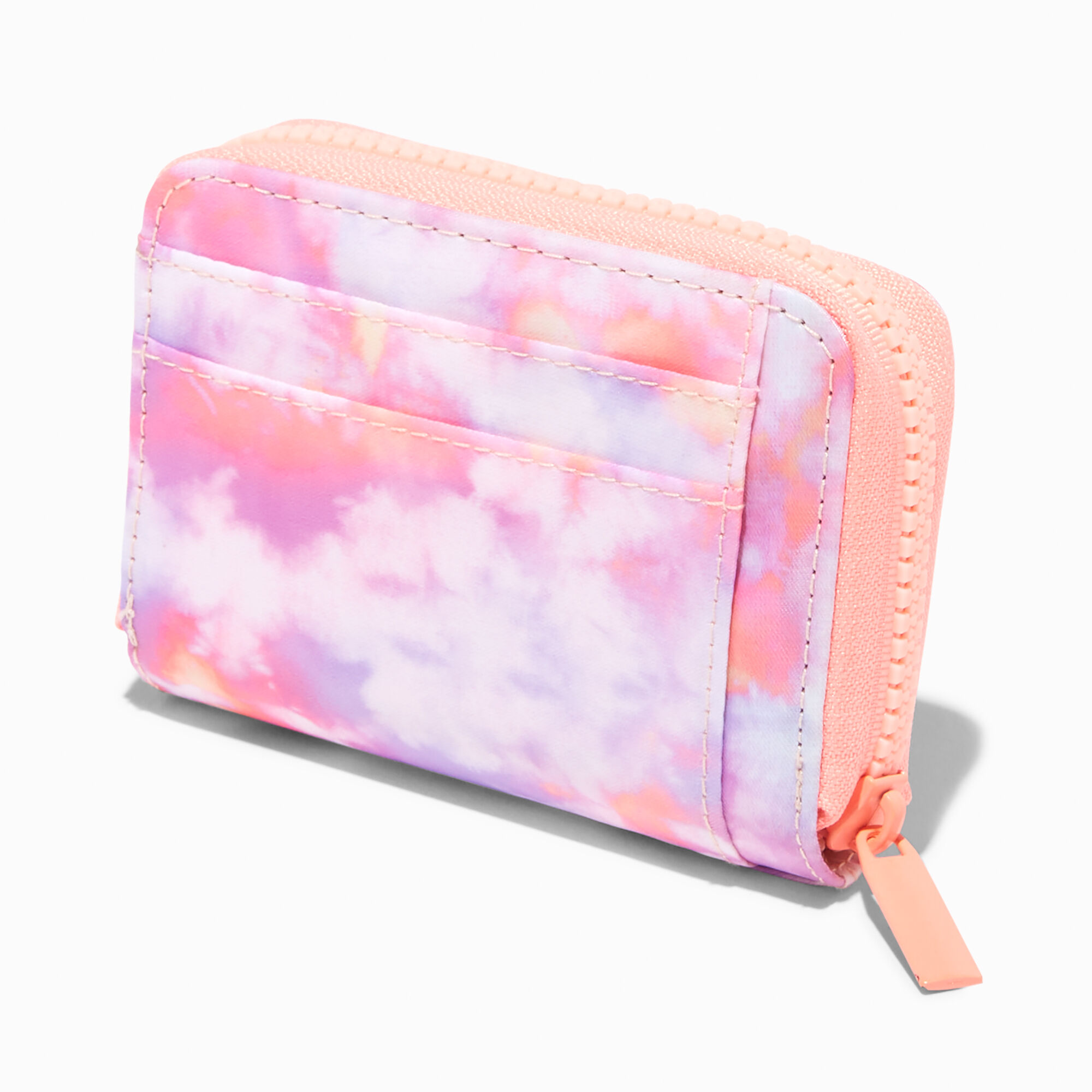 View Claires Tie Dye Wallet Pink information