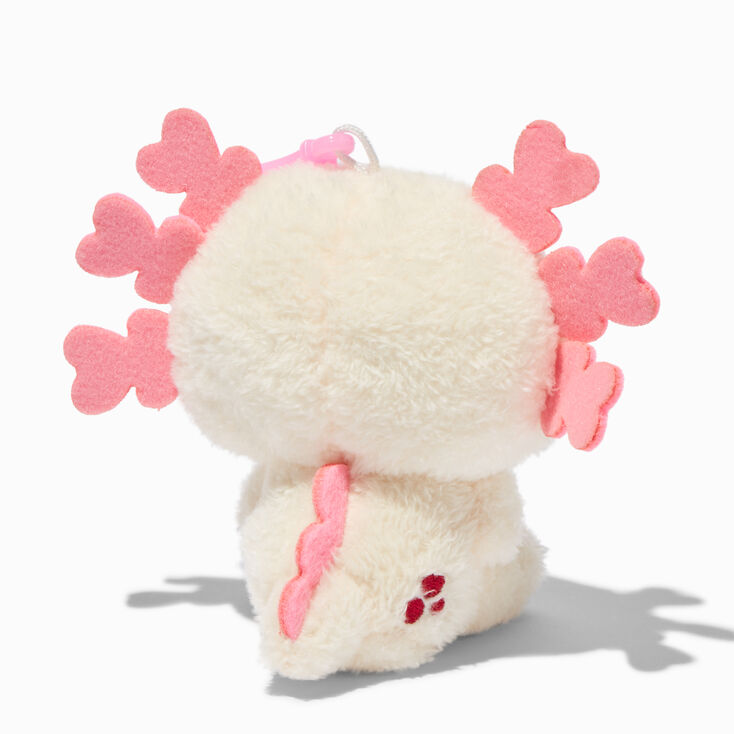 &#35;Plush Goals by Cuddle Barn&reg; Claire&#39;s Exclusive 5&#39;&#39; Perla the Precious Axolotl Plush Bag Clip,