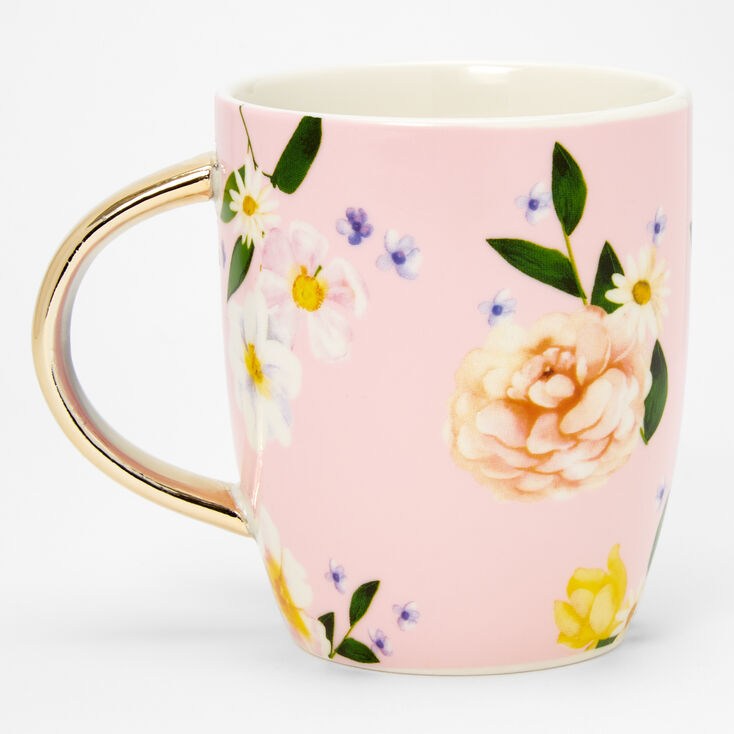 Mama Knows Best Floral Ceramic Mug,