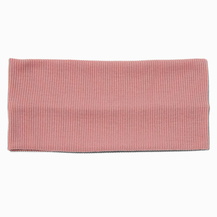 Blush Pink Jersey Flat Headwrap,