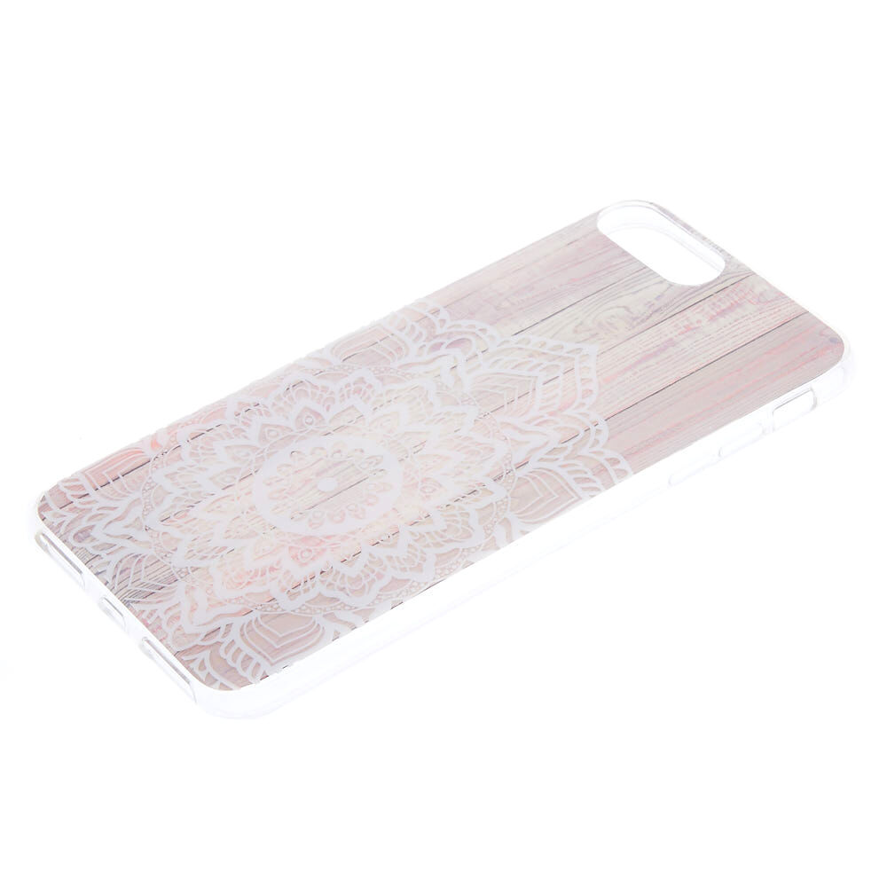 Wood Mandala Phone Case - Fits iPhone 6/7/8 Plus,