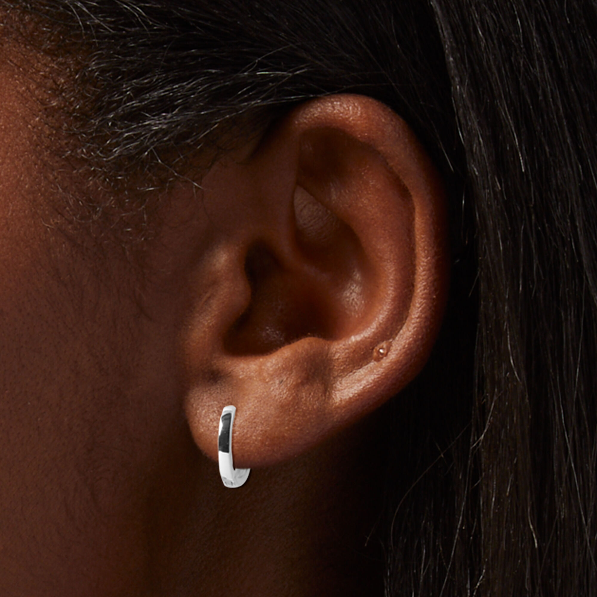 Claire's sterling silver hoops store