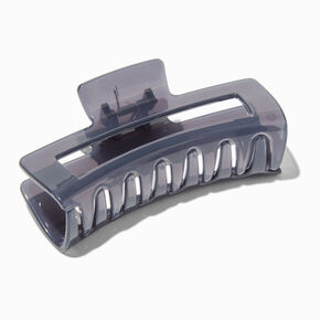 Black Large Rectangular Hair Claw,