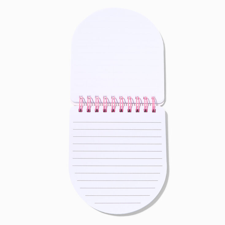 Glitter Butterfly Spiral Notepad,
